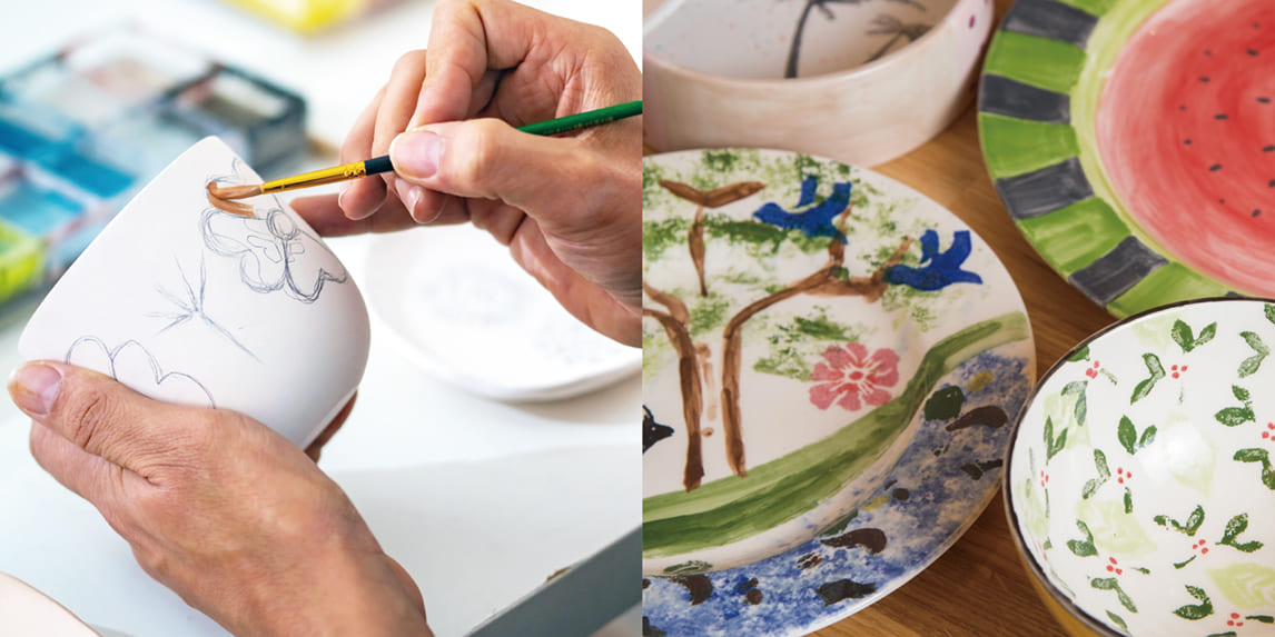 ポタリ―ペインティング体験